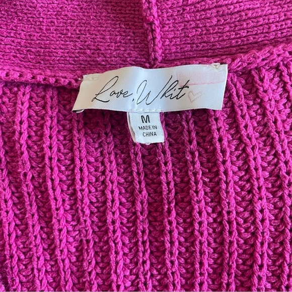 Love, Whit by Whitney Port RTR Design Pink Sweater 30870. - Picture 8 of 10